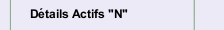 D&eacute;tails Actifs "N"